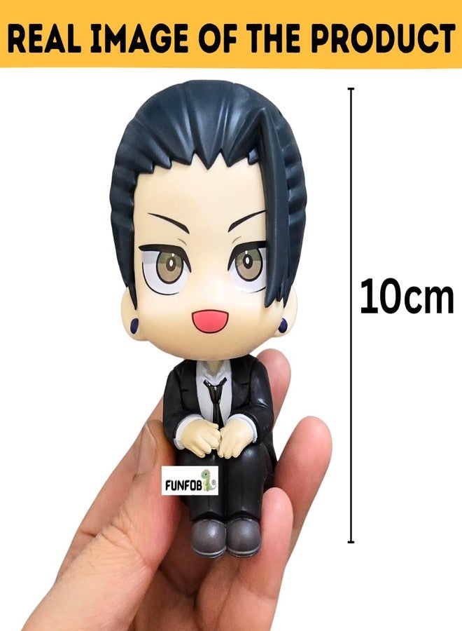 FUNFOB Jujutsu Kaisen Suguru Geto Action Figure Height-10cm Collectible PVC Multicolour | Geto Chibi-Black Cloth - Image 2